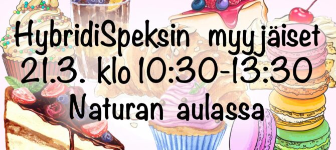HybridiSpeksin myyjäiset HybridiSpeksin myyjäiset