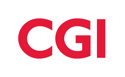 Logo of a sponsor. Sponsor is CGI.