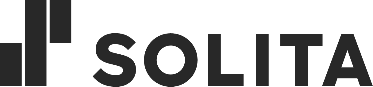 Logo of a sponsor. Sponsor is Solita.